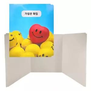 종이 책상 가림판 칸막이 블라인드 화일 가림막 (5개)