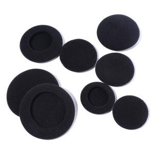 2Pcs 35mm 40mm 헤드폰 교체 폼 패드 이어 스폰지 귀마개 맞춤형 캡