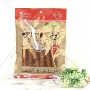 모나카러버 오리고기&고구마 핫도그120G 반려동물간식 강아지수제간식국산