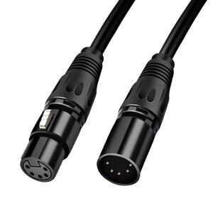 HOSONGIN 5핀 XLR DMX 케이블 어댑터 10피트 DMX512 수컷-암컷