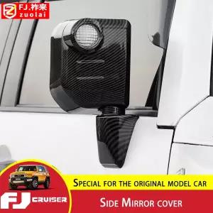 LED전구 타 FJ 크루저 사이드 미러 커버 ABS 도금 크롬 외부 FJ 크루저 백미러 장식 보호 커버