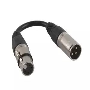Chauvet DMX5F3M 5핀 여성형에서 남성형 케이블 현대적인 조명 보드와 클래식 기구를 연결하며 차폐