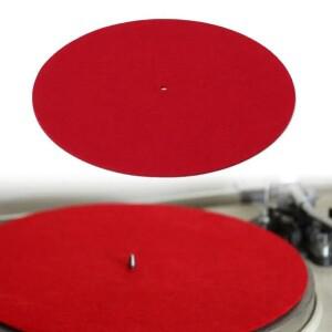 펠트 턴테이블 플래터 매트 슬립 Audiophile LP 비닐 레코드 교체 액세서리 15YE 용 3mm 두꺼운