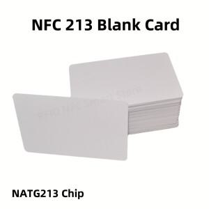 NFC NTAG 213 빈 카드 PVC 13.56MHz 방수 144바이트 비즈니스 RFID 위조 방지 링크