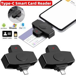 1-5PCS 은행 카드 용 Type-C 스마트 리더기 Windows Android OS 세금 신고 액세서리 CAC SIM IC/ID EMV