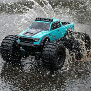 1:12 수륙양용 RC 몬스터 트럭 7.4V 4WD 2.4Ghz 블루