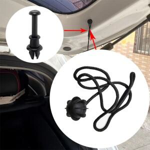 Skoda Fabia Mk1 1999-2007 Mk2 2008-2014 Mk3 Nj - 후면 소포 선반 스트랩 스트링 코드 클립 1 세트