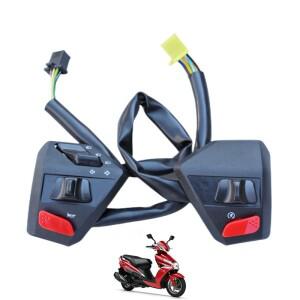 바이크 오토바이 스쿠터 핸들 바 방향 지시등 스위치 제어  Haojue VR 150 HJ150T-19 애프터마켓 부품
