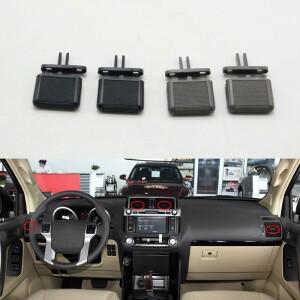 자동차 A/C 에어컨 통풍구 콘센트 탭 클립 toyota호환 Land Cruiser Prado LC150 2010- 4 피스