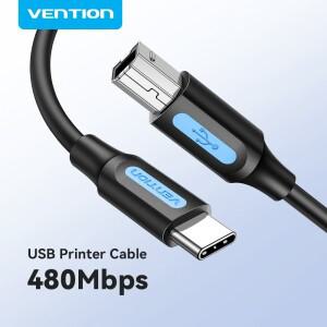 macbook 호환 Pro 스캐너 팩스 기계용 Vention USB 프린터 케이블 hp 호환 canon호환 dell호환 samsung 호