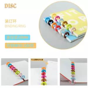 50Pcs 28mm 나비 스타일 버섯 계획 바인딩 디스크 루스 리프 노트 바인딩 링 사무실 학교 지