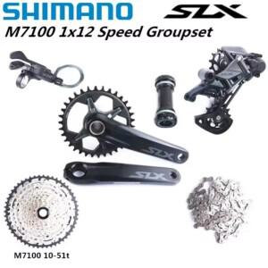 시마노 SLX M7100 그룹셋 170mm 175mm 32T 34T 그룹셋 1x12단 M7100 변속기 뒷변속기 크랭크셋 카세트 마이