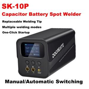 전문가용 18650 배터리 스폿 용접기 SK-10P 2000A  99단계 조절 가능  DIY 팩용 풀 액세서리 포함