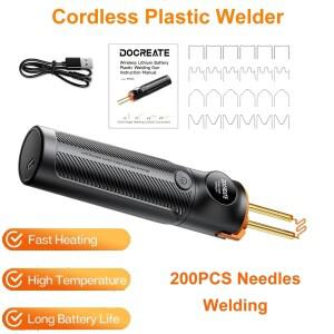 30W Type-C 무선 플라스틱 용접기 4000mAh 고속 가열 590 ℃ LED 스테이플 건 자동차 바이크 오토바이 수리