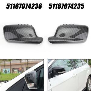 BMW 호환 3 시리즈 E46 쿠페 Cabrio 7 745i 용 백미러 커버 캡 쌍 51167074236 +