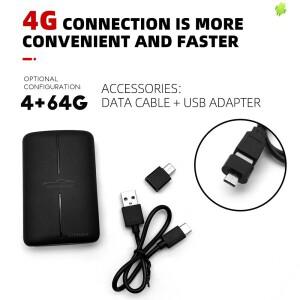 GT0464EA 무선 카플레이 AI 박스 휴대용 다기능 8코어 안드로이드 오토 카플레이 동글 HDMI 비디오 출력 내