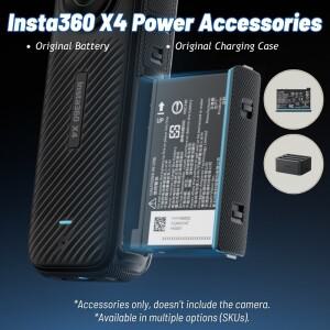 인스타360 X4 고속 충전 허브 케이스 배터리 2290mAh 팩  전원 액세서리)