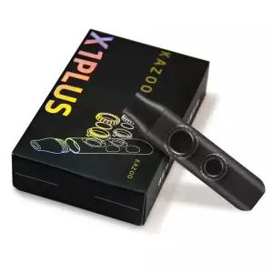 카주 교체 실리콘 마우스피스 휴대용 Tritan Kazoo 라운드 멤브레인 더블 플루트 구멍 톤 끈