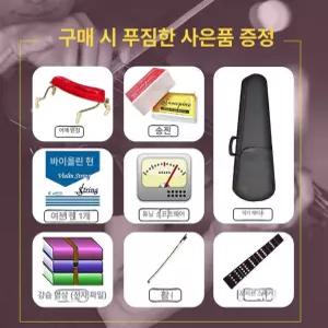 바이올린 컬러 연습용 현악기 초보자용 악기 입문자