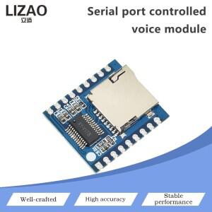 USB 시리얼 모듈XY-V17B 직렬 포트 제어 음성 재생 모듈 Arduino용 TF 카드 MP3 오디오 플레이어