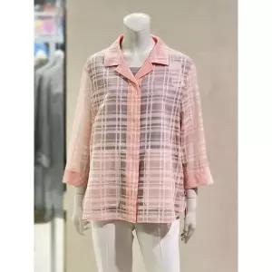 벨리시앙 블렌드 체크 린넨 스트링 재킷(2color) JK3221