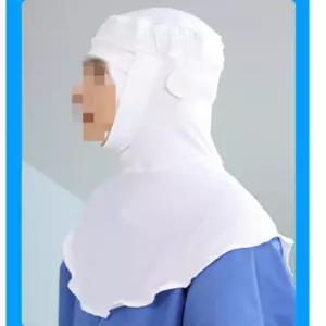 턱덮개 조리모 어깨 마스크고리 해썹 위생모자 haccp 위생모 식품회사 긴위생모 공장 대량주문
