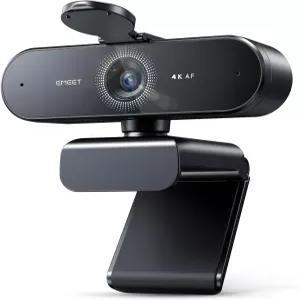 EMEET NOVA 4K 웹캠 PC용 HD PF 자동 초점 듀얼 옴니 마이크 73 시야각 조명 보정 USB-A 프라이버시 커버