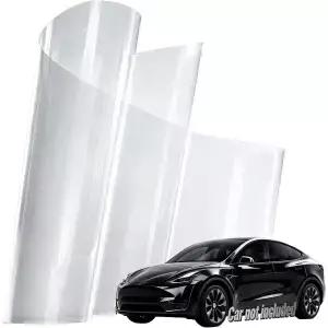 TPU PPF 투명 고광택 페인트 보호 필름 1.5ft x 자가 치유 자동차 광택 랩 8밀 두께 황변 방지