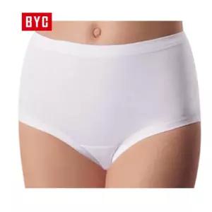 BYC맥시여삼각3매입구성 편여삼각 할머니팬티 빅싸이즈 부인용팬티 순면100% 팬티 흰색BYT7530