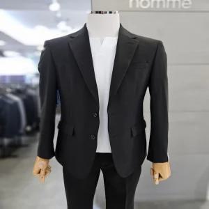 [성남점] 남자 봄 여름 정장 블랙 캐주얼 셋업 수트 WSA2JK08