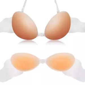 1.2cm 실리콘 윙브라 붙이는브라 투명끈내장 웨딩촬영 d-WB10966