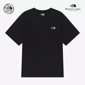 노스페이스 NT7US20J 화이트라벨 리베 런 반팔 티 BLK 420941