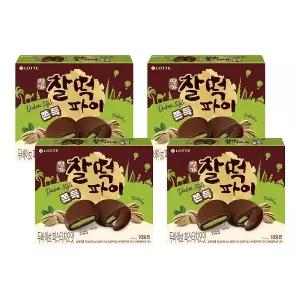두쫀쿠 찰떡파이 피스타치오맛 300g x4개