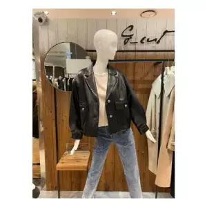 지컷 (7251175001) 페이크 레더 점퍼 7251175001