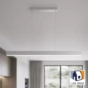 화이트 일자 LED 식탁조명 인테리어 펜던트조명