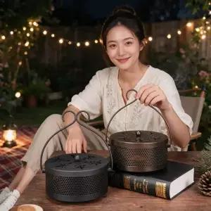 모기향케이스 야외용 모기향홀더 휴대용 모기향통 캠핑 낚시 정원용