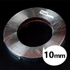 ( )자동차 은색 라인 몰딩 10mm 15m 크롬띠 차량용 문콕방지 가드 튜닝