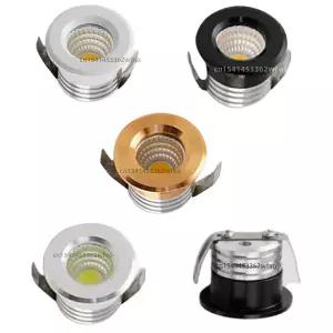 매립등 디밍 미니 소형 내장형 천장 LED 다운라이트 3W 스포트라이트 COB 110V-220V 가족용 캐비닛 조명 거