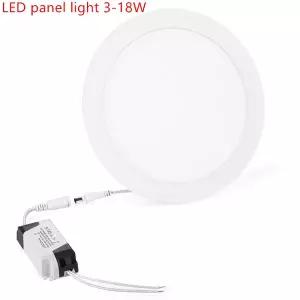 매립등 1X 얇은 Led 패널 통 3w 6w 9w 12w 15w 18w LED 라운드 천장 조명 내장 AC85-265V SMD2835