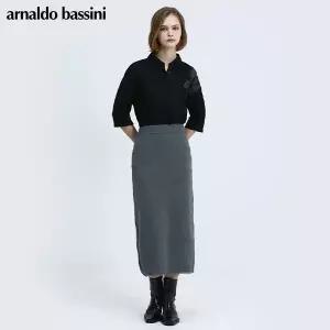[아날도바시니(ARNALDO BASSINI)] 베이직 니트 스커트 (택가격 138000원)
