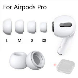 Airpods Pro 1/2 이어 패드 용 이어팁 실리콘 케이스 압력 완화 구멍 캡 쿠션 버드 이어폰 에어 포드 프로