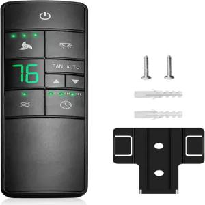 햄튼 베이 2AAZPHD3/HD3 KUJCE10320/TR222A의 온도 조절식 천장 팬 리모컨 교체 타이머 라이트 디머 3단