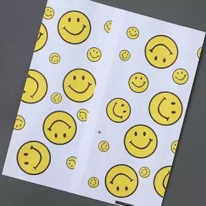 OCE 스마일로고 팬시 종이 봉투 90P 14X18 점착 페이퍼백 팬시 쇼핑백 종이 봉지