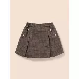 [BEANPOLE KIDS] 클래식 잔체크 치마 바지  브라운 (BI6927G02D)