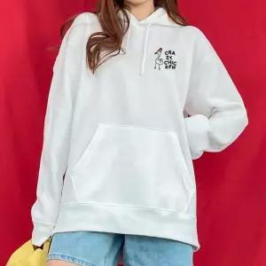 험블스튜디오 흰색후드티 커플 오버핏 기모 후드티 7750662A