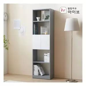 장인가구 아이브 제이스 5단 책장 도어형