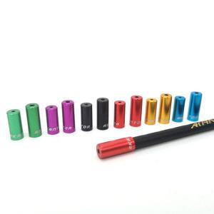 10개 알루미늄 와이어 튜브 캡 4mm/5mm 산악 자전거 변속 브레이크 접이식 로드 바이크