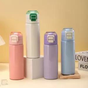 휴대용 500ml 이중진공 2단 빨대 대용량 스텐316 텀블 텀블러 원터치 보온보냉