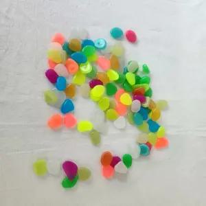 (100입) 야광 형광돌 어항 화분 자갈/테라리움돌/칼라돌/원예돌/조약돌/정원돌/색자갈/화분돌/