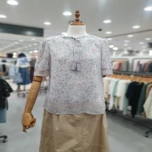 써스데이아일랜드보더 믹스 블라우스 T254ABL216W_CA2692563